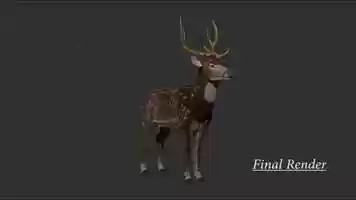 Free download Chital Stag [3D Art] video and edit with RedcoolMedia MovieStudio video editor online and AudioStudio audio editor onlin
